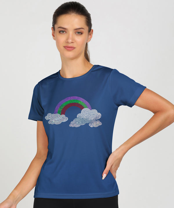 Women’s Polyester Sports T-Shirts (Pack of 2)
