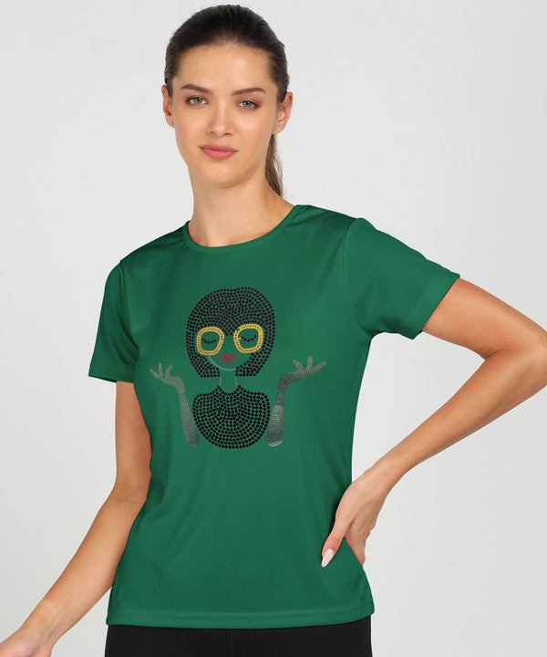 Women’s Polyester Sports T-Shirts (Pack of 2)