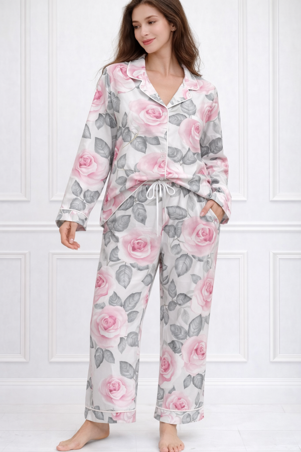 πΊ Women Floral Printed Spandex Top & Pant β 2-Piece Co-Ord Set πΊ