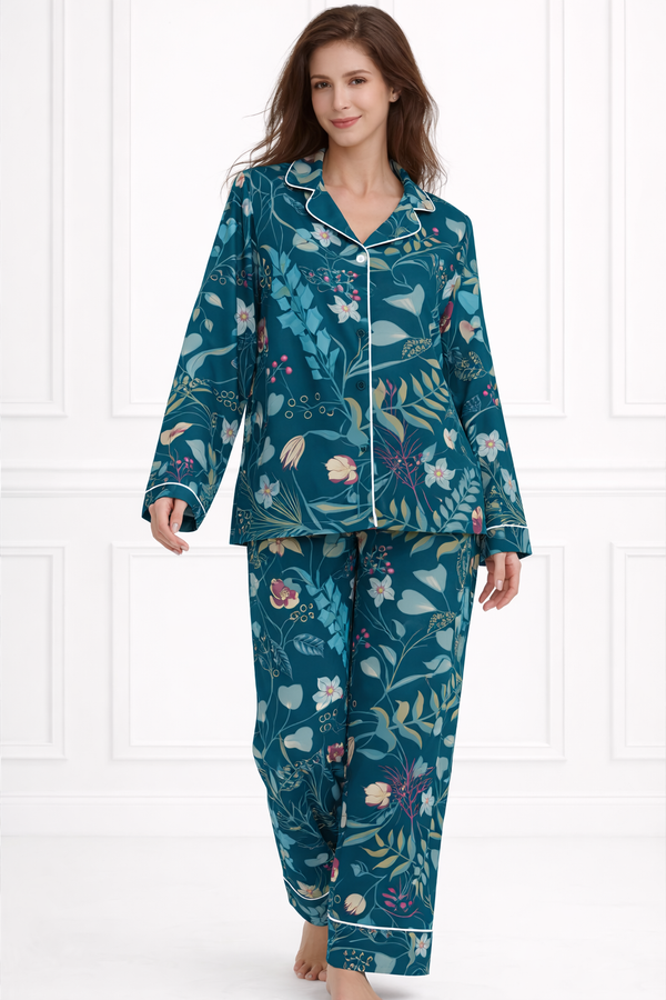 πΊ Women Floral Printed Spandex Top & Pant β 2-Piece Co-Ord Set πΊ