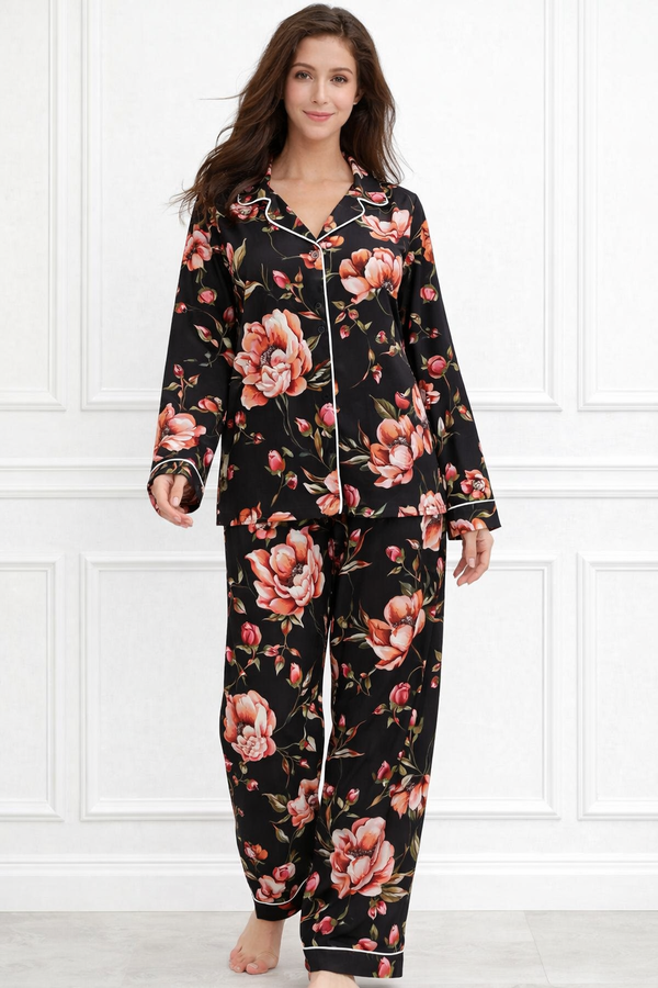 πΊ Women Floral Printed Spandex Top & Pant β 2-Piece Co-Ord Set πΊ