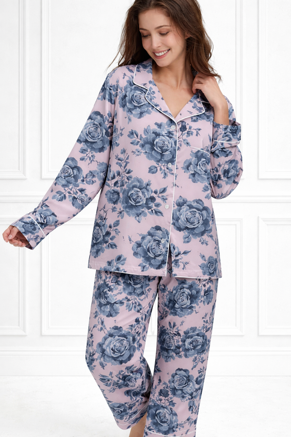 πΊ Women Floral Printed Spandex Top & Pant β 2-Piece Co-Ord Set πΊ