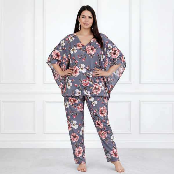 Women Floral Printed Kaftan Pant Set