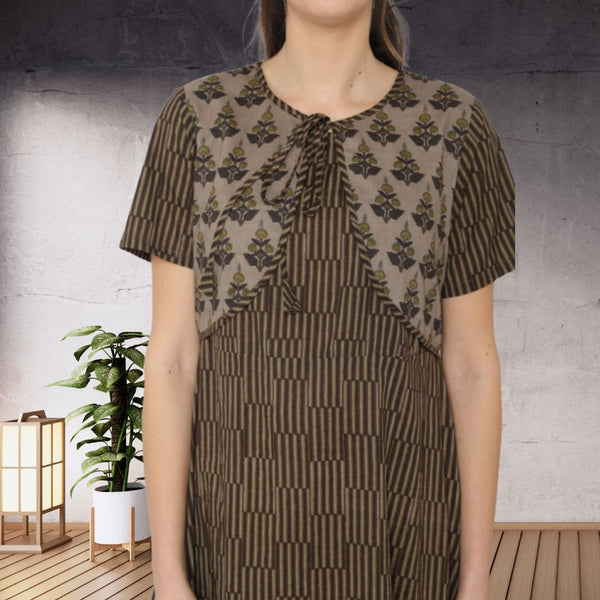 🌸 Women’s Ethnic Printed Kurti & Palazzo Set