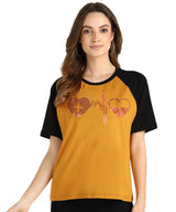 Women's Sequins Motifs Embellished Cotton T-shirt