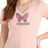 Women's Sequins Motifs Embellished Cotton T-shirt