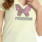 Women's Sequins Motifs Embellished Cotton T-shirt