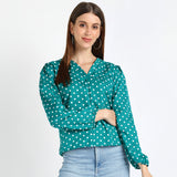 Timeless Elegance: Women's Polka Dot Top