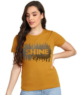 Sparkle Every Day with the Pack of 2 Women's Cotton Sequins Motifs T-Shirts
