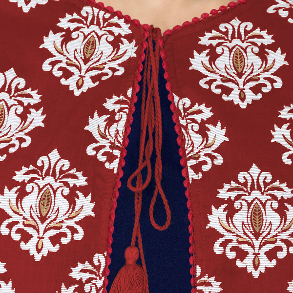 Ethnic Kurti Jacket Pant set