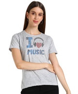 Women’s Cotton Sequin Motifs T-Shirt Combo Pack of 2