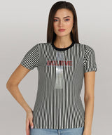 Women's Sequin Motifs Embellished cotton T-shirt