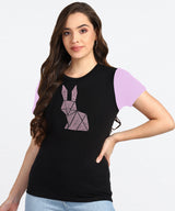 Women's Sequin Motifs Embellished cotton T-shirt