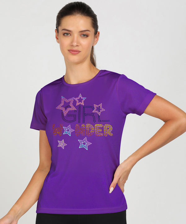 Women’s Polyester Sports T-Shirts (Pack of 2)
