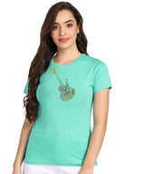 ✨ Women’s Sequin Motifs Cotton T-Shirt Combo – 2 Stylish Tees for ₹599 (MRP ₹2,099) ✨