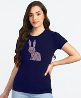 Women's Sequin Motifs Embellished cotton T-shirt