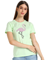 ✨ Women’s Sequin Motifs Cotton T-Shirt Combo – 2 Stylish Tees for ₹599 (MRP ₹2,099) ✨