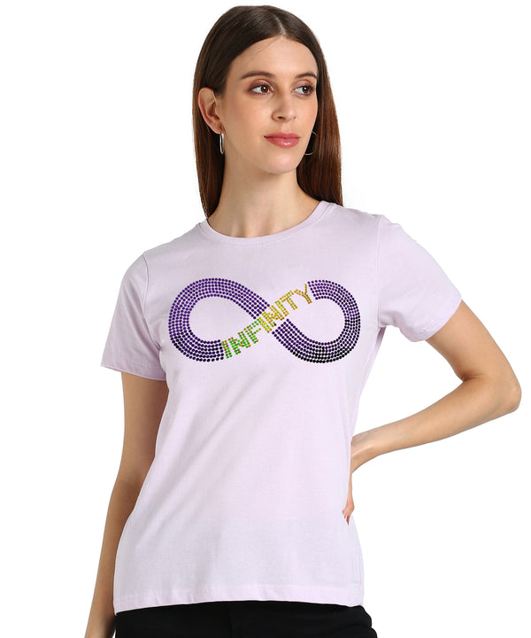 ✨ Women’s Sequin Motifs Cotton T-Shirt Combo – 2 Stylish Tees for ₹599 (MRP ₹2,099) ✨