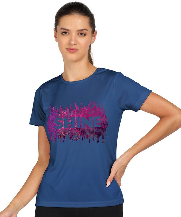 Women’s Polyester Sports T-Shirts (Pack of 2)