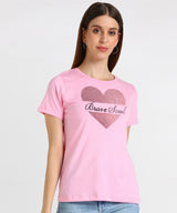 Women's Sequin Motifs Embellished cotton T-shirt