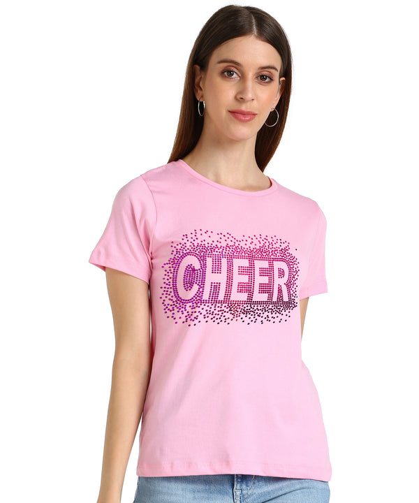 Women’s Cotton Sequin Motif T-Shirt Combo (Pack of 2) – Just ₹599 | MRP ₹2,099