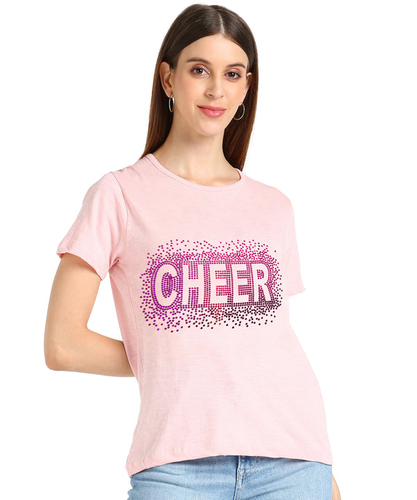 Women’s Cotton Sequin Motif T-Shirt Combo (Pack of 2) – Just ₹599 | MRP ₹2,099