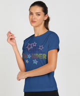 Women's Polyester Sports T-Shirt Pack of 2