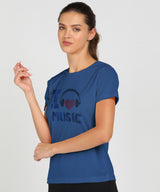 Women's Polyester Sports T-Shirt Pack of 2