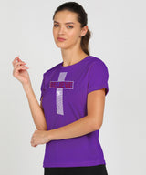 Women's Polyester Sports T-Shirt Pack of 2