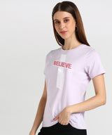 Women's Sequin Motifs Embellished cotton T-shirt