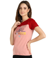 Women's Sequins Motifs Embellished Cotton T-shirt