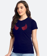 Women's Sequin Motifs Embellished cotton T-shirt