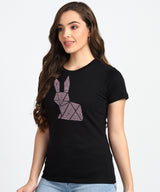 Women's Sequin Motifs Embellished cotton T-shirt