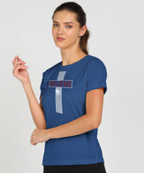 Women's Polyester Sports T-Shirt Pack of 2