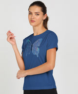 Women’s Polyester Sports T-Shirts (Pack of 2)