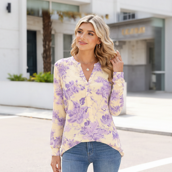 🌸 Floral Printed Spandex Top 🌸