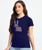 Women's Sequin Motifs Embellished cotton T-shirt