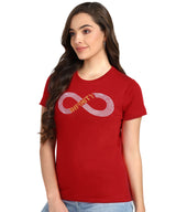 Women's Sequin Motifs Embellished cotton T-shirt