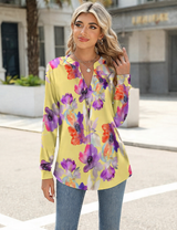 🌸 Floral Printed Spandex Top 🌸
