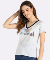 Women’s Cotton Sequin Motif T-Shirt Pack of 3 – Just ₹799 | MRP ₹3,099