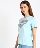 Women's Sequin Motifs Embellished cotton T-shirt