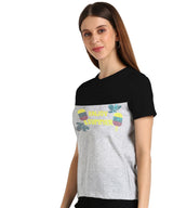 Women's Sequins Motifs Embellished Cotton T-shirt