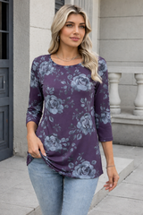 🌸 Floral Printed Spandex Top 🌸