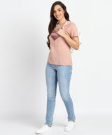Women's Sequin Motifs Embellished cotton T-shirt