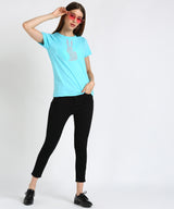 ✨ Women’s Sequin Motifs Cotton T-Shirt Combo – 2 Stylish Tees for ₹599 (MRP ₹2,099) ✨