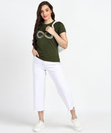 ✨ Women’s Sequin Motifs Cotton T-Shirt Combo – 2 Stylish Tees for ₹599 (MRP ₹2,099) ✨