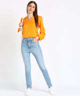 Timeless Elegance: Women's Polka Dot Top