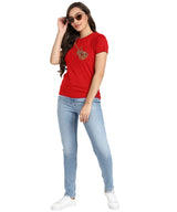 ✨ Women’s Sequin Motifs Cotton T-Shirt Combo – 2 Stylish Tees for ₹599 (MRP ₹2,099) ✨