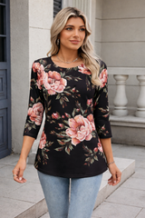 🌸 Floral Printed Spandex Top 🌸