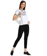 ✨ Women’s Sequin Motifs Cotton T-Shirt Combo – 2 Stylish Tees for ₹599 (MRP ₹2,099) ✨